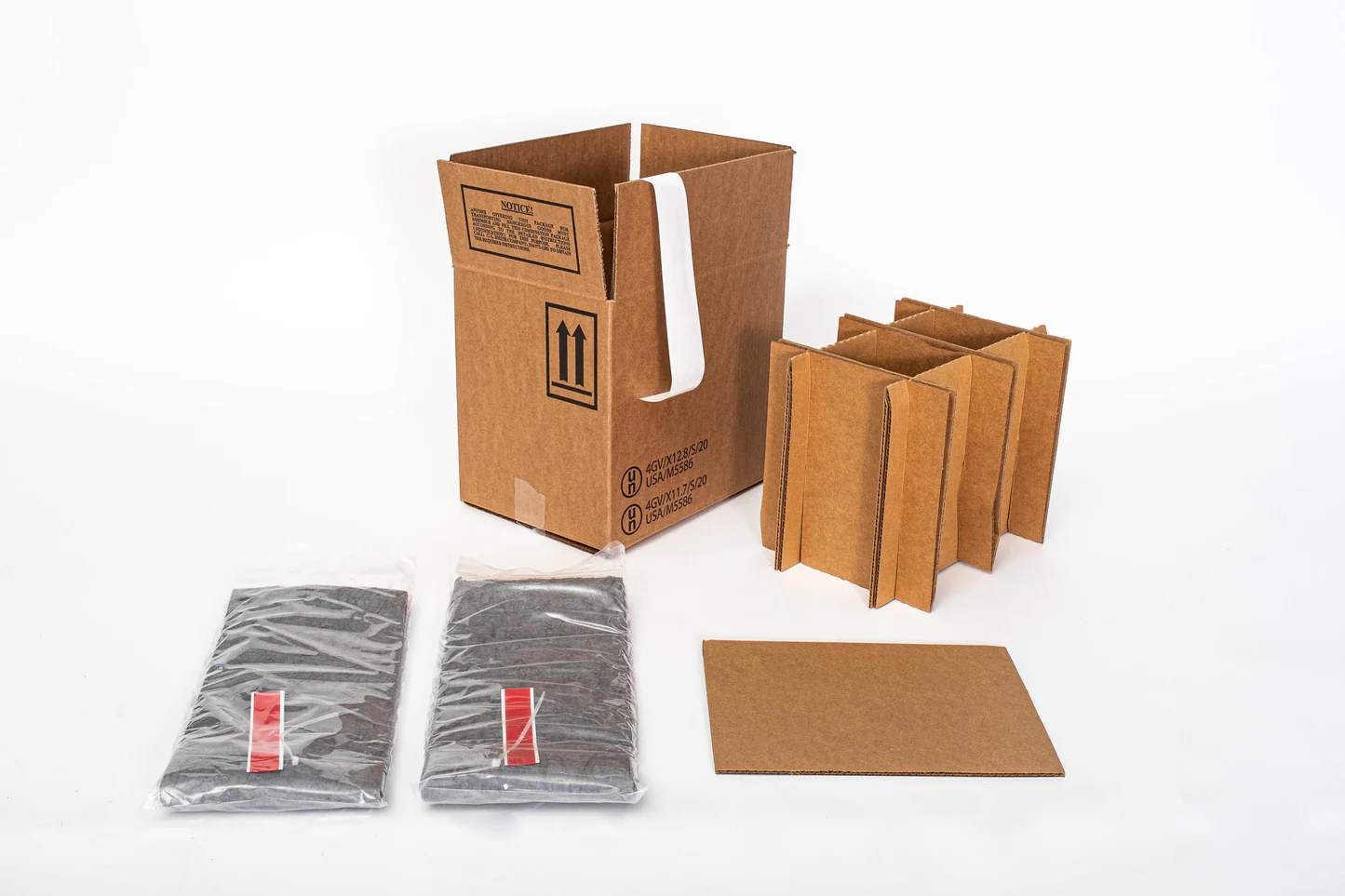 UN4GV 2-in 1 Liter/32oz (or less) Absorbent Bag Packaging Kit
