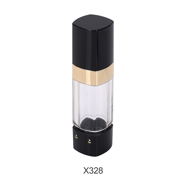 Empty Glass Foundation Bottle